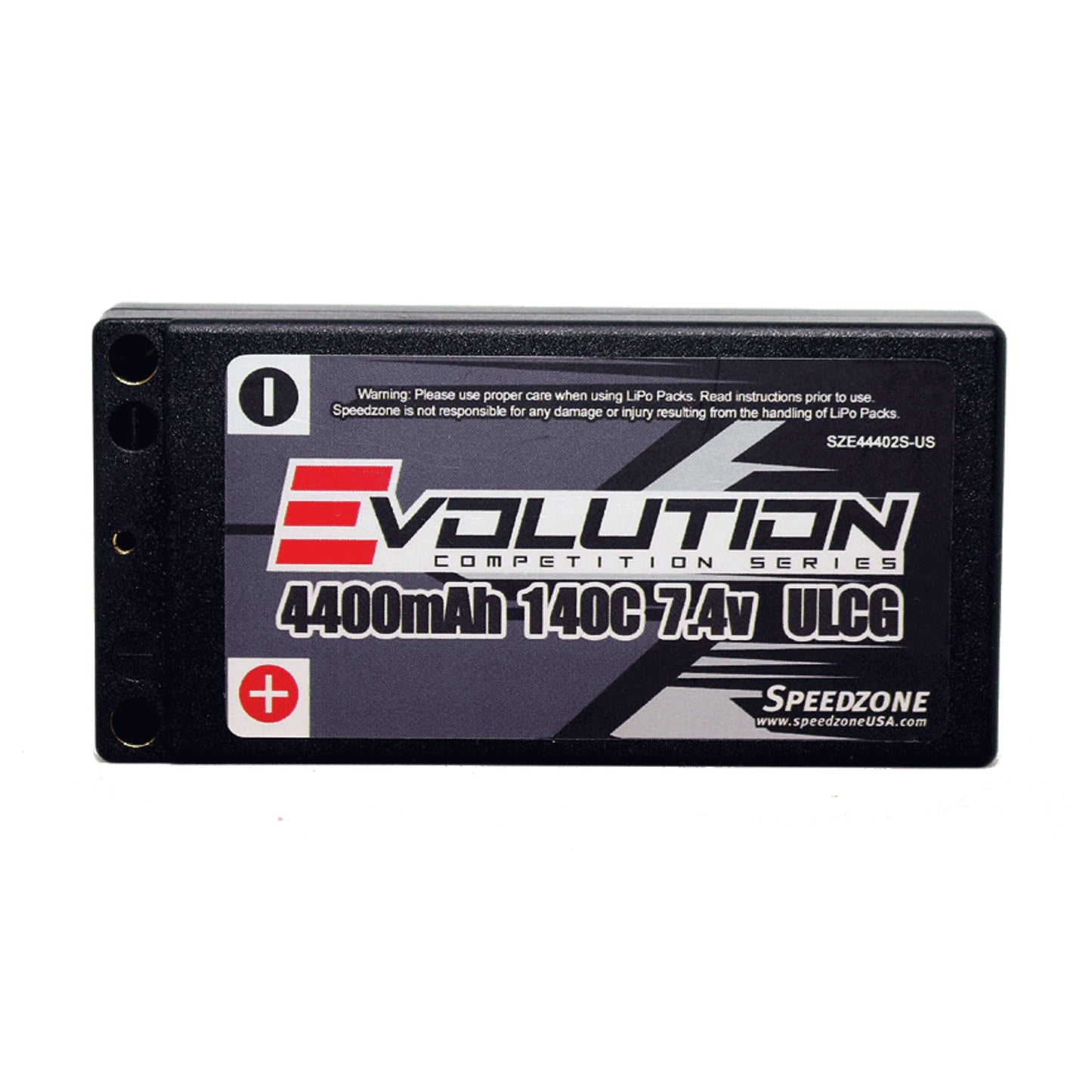 Speedzone Evolution Series 2S 4400mAh ULCG Shorty 140C 7.4V LiPo Battery