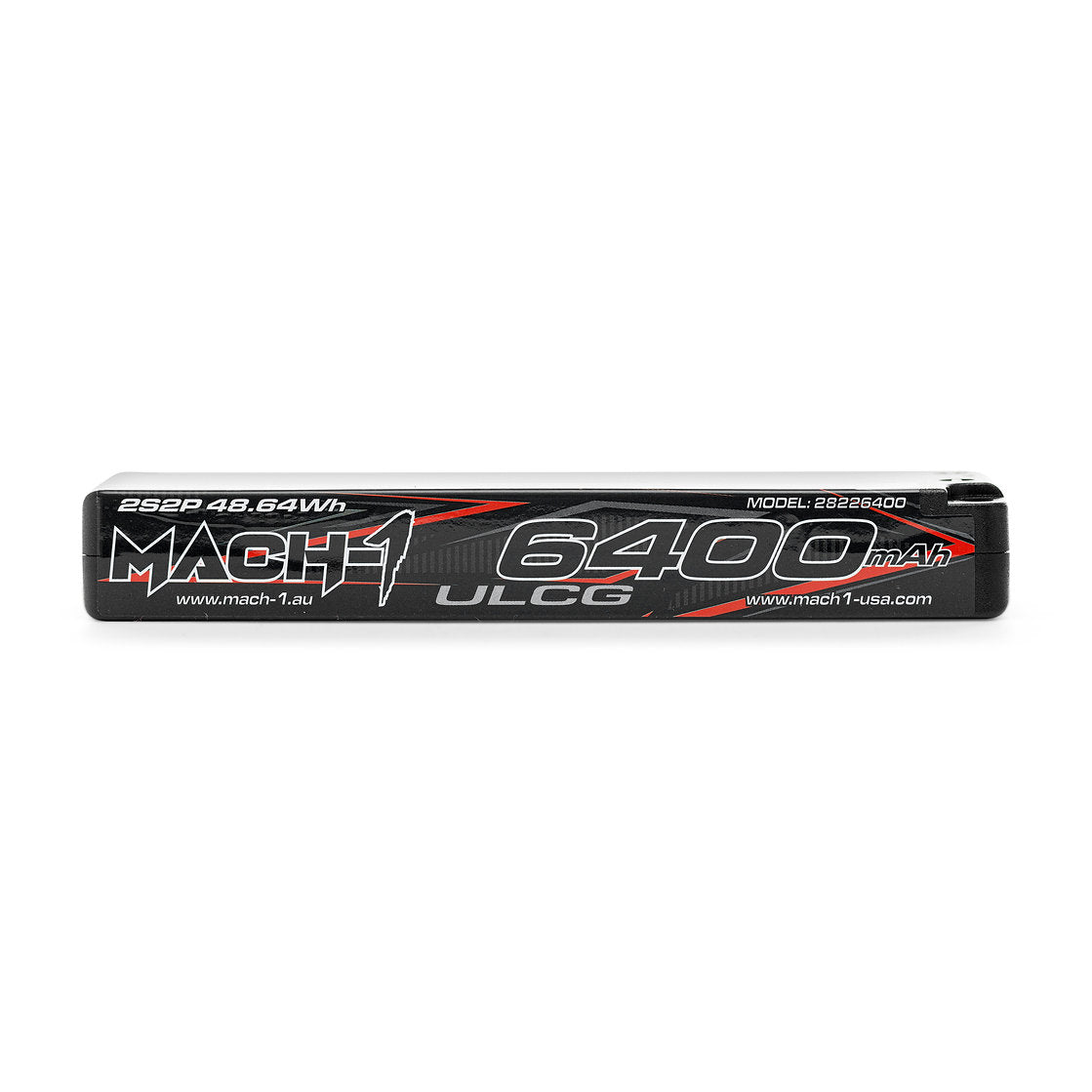 MACH-1 Racing Titanium Series 2S 6400mAh Stick 140C 7.6V LiHV Battery