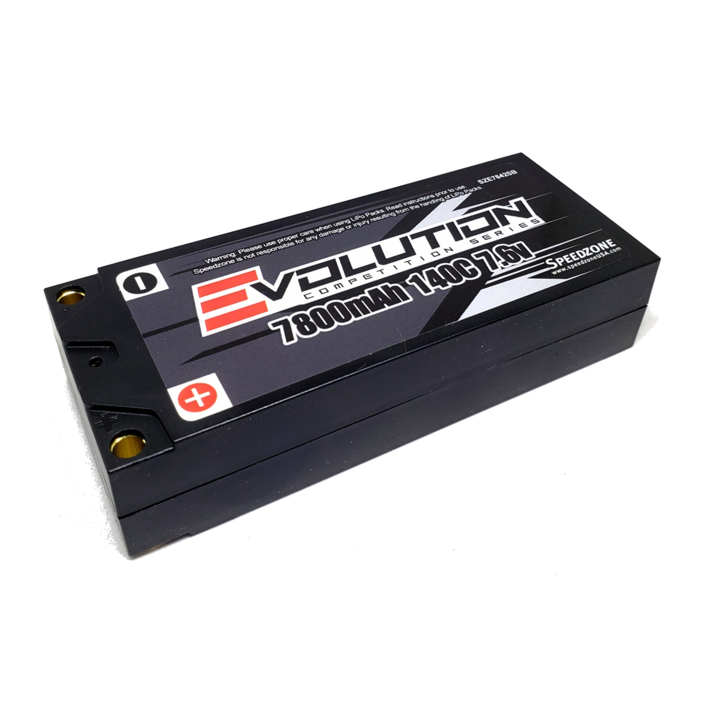 Speedzone Evolution Series 2S 7800mAh Mid-Size Shorty 140C 7.6V LiHV Battery
