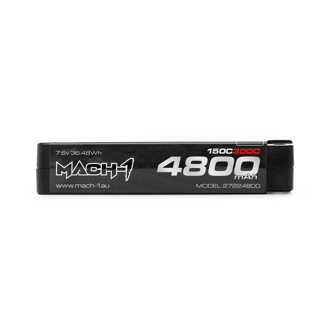 MACH-1 Racing Titanium Series 2S 4800mAh ULCG Shorty 150C 7.6V LiHV Battery