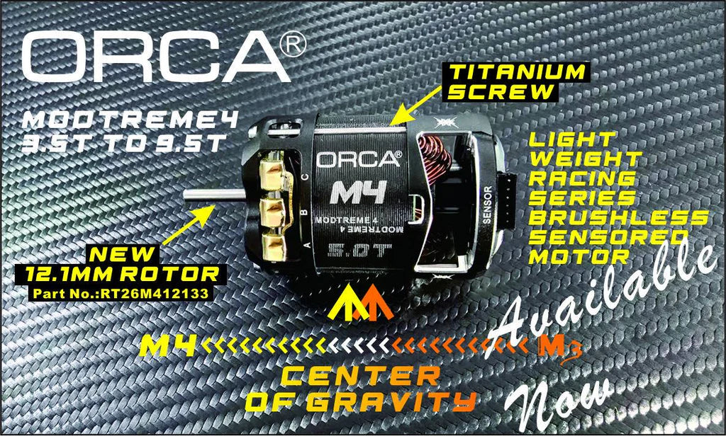 ORCA MODTREME 4 Brushless Modified Motors