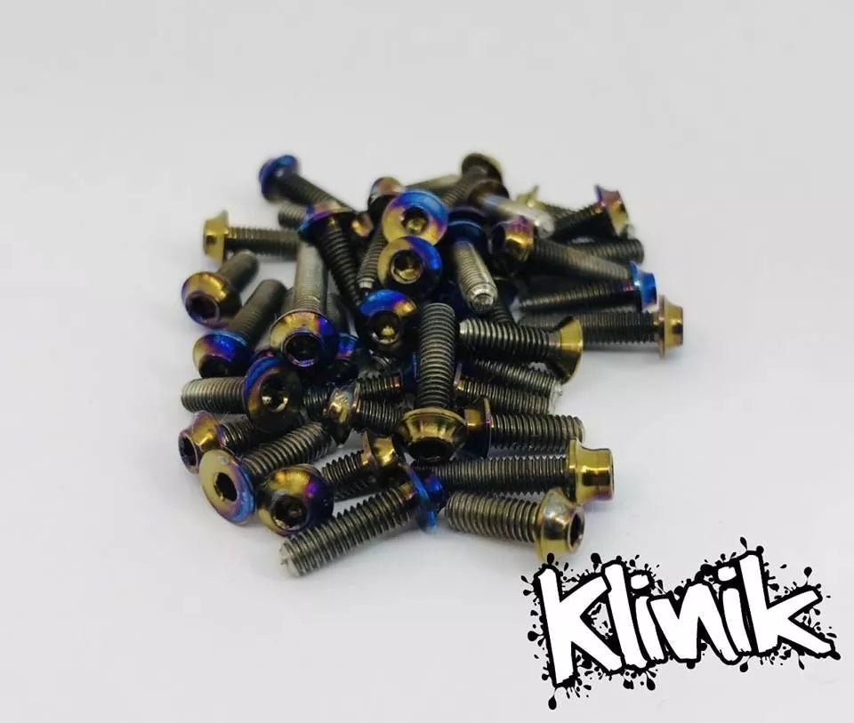 Klinik RC TLR 22X DC/AC Titanium Bottom Screw Set (29pcs)