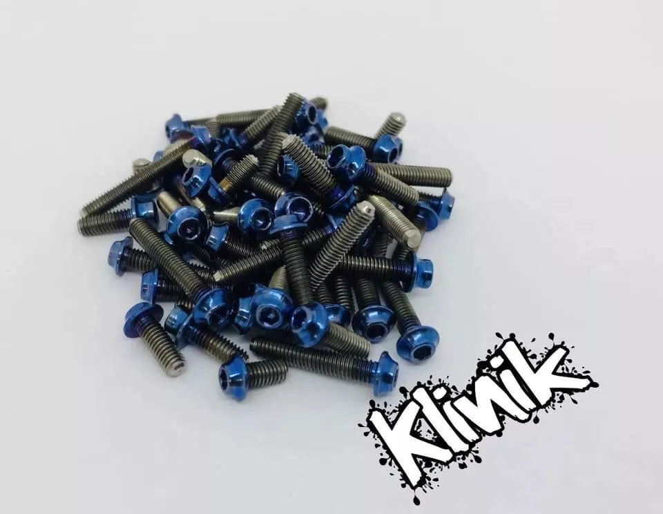 Klinik RC TLR 22X DC/AC Titanium Bottom Screw Set (29pcs)
