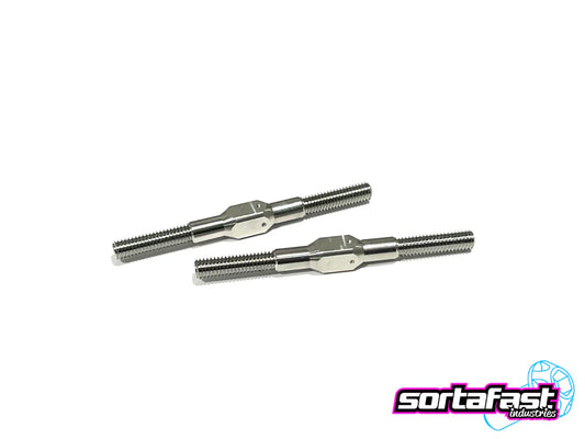 Sortafast Titanium Turnbuckle Set For XRAY X12 Pan Cars