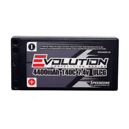 Speedzone Evolution Series 2S 4400mAh ULCG Shorty 140C 7.4V LiPo Battery