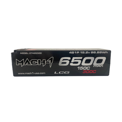 MACH-1 Racing Titanium Series 4S 6500mAh Brick 150C 15.2V LiHV Battery