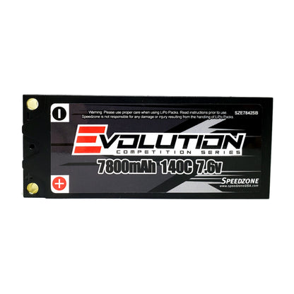 Speedzone Evolution Series 2S 7800mAh Mid-Size Shorty 140C 7.6V LiHV Battery