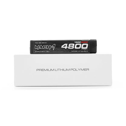 MACH-1 Racing Titanium Series 2S 4800mAh ULCG Shorty 150C 7.6V LiHV Battery