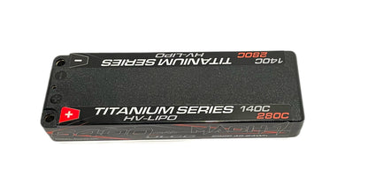 MACH-1 Racing Titanium Series 2S 6400mAh Stick 140C 7.6V LiHV Battery