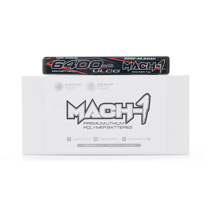 MACH-1 Racing Titanium Series 2S 6400mAh Stick 140C 7.6V LiHV Battery