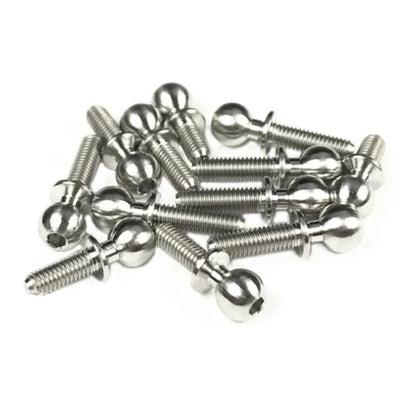 Klinik RC Team Associated RC10B7 Titanium Ball Stud Set