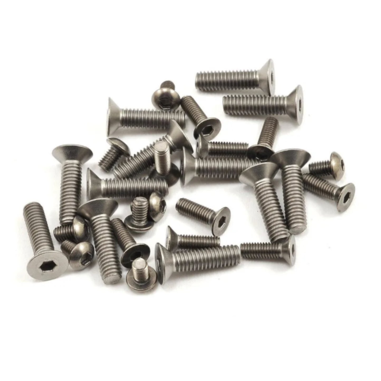 Klinik RC TLR 22X DC/AC Titanium Bottom Screw Set (29pcs)
