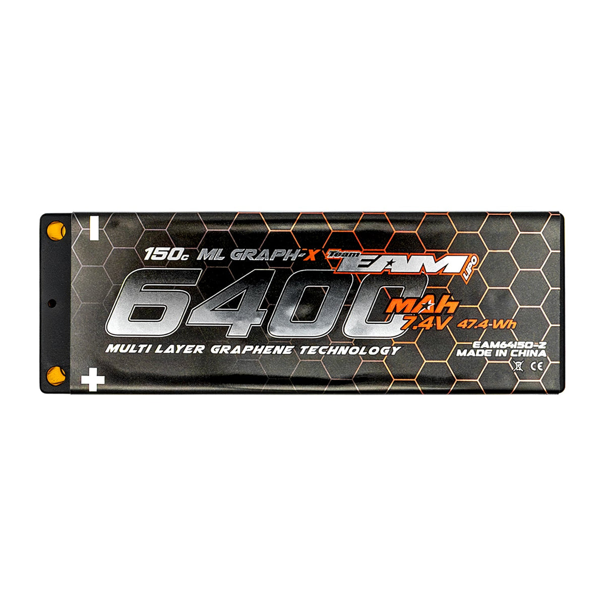 Team EAM 6400mAh 150C ULCG ML Graph-X Formula 2S LiPo Battery