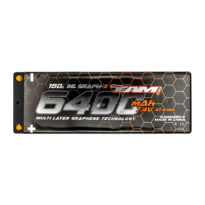 Team EAM 6400mAh 150C ULCG ML Graph-X Formula 2S LiPo Battery