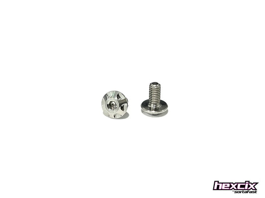 Sortafast Hexcix M3 Titanium King Head Screws - 2pk