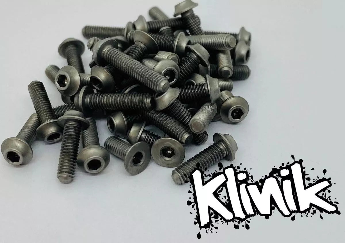 Klinik RC TLR 22X DC/AC Titanium Bottom Screw Set (29pcs)