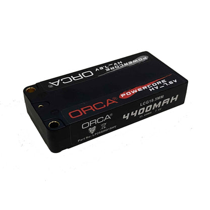 ORCA Powercore Series 2S 4400mAh Thin Shorty 7.6V LiHV Battery