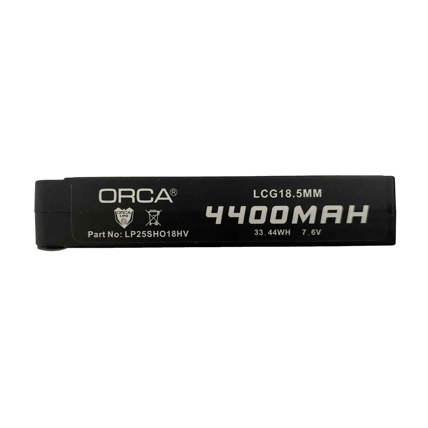 ORCA Powercore Series 2S 4400mAh Thin Shorty 7.6V LiHV Battery