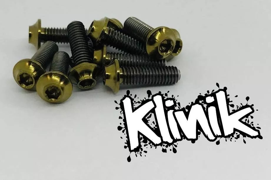 Klinik RC TLR 22X DC/AC Titanium Bottom Screw Set (29pcs)