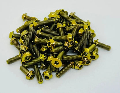 Klinik RC TLR 22X DC/AC Titanium Bottom Screw Set (29pcs)