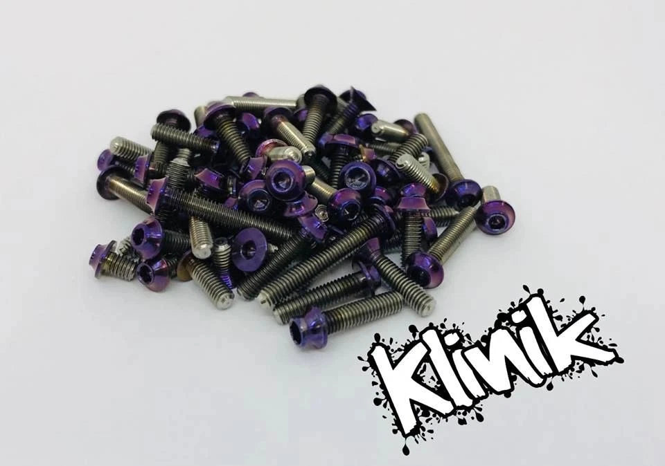Klinik RC TLR 22X DC/AC Titanium Bottom Screw Set (29pcs)