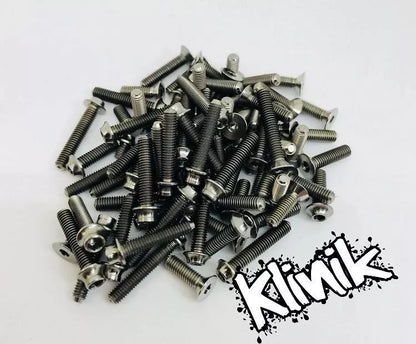 Klinik RC TLR 22X DC/AC Titanium Bottom Screw Set (29pcs)