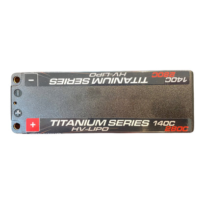 MACH-1 Racing Titanium Series 2S 6400mAh Stick 140C 7.6V LiHV Battery