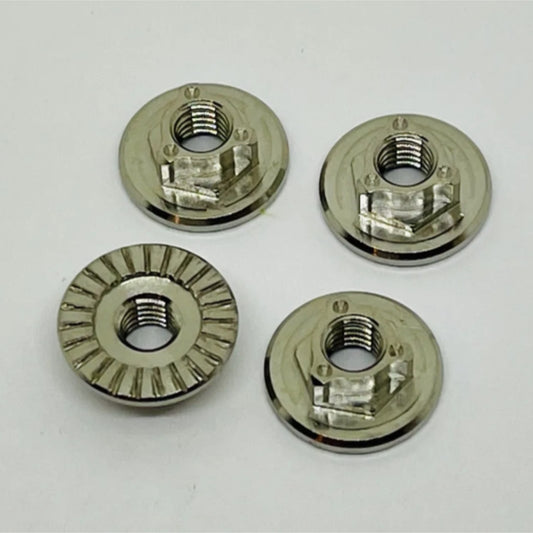 Klinik RC Lightweight Titanium 4mm Wheel Nuts (4pcs)
