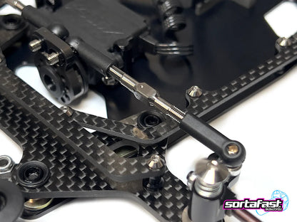 Sortafast Titanium Turnbuckle Set For XRAY X12 Pan Cars