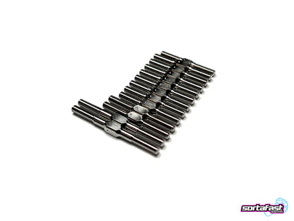 Sortafast Titanium Turnbuckle Set For XRAY X4'25 Touring Car (Upper Links Included)