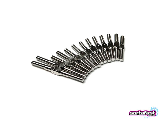 Sortafast Titanium Turnbuckle Set For XRAY X4'25 Touring Car (Upper Links Included)