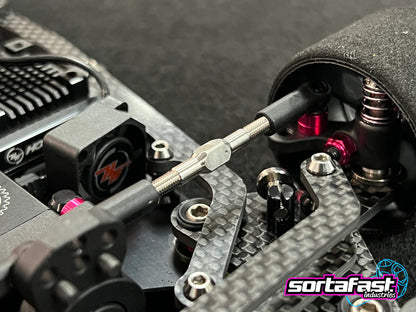 Sortafast Titanium Turnbuckle Set For XRAY X12 Pan Cars