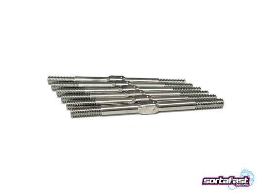 Sortafast Titanium Turnbuckle Set For XRAY XB2'25 Buggy